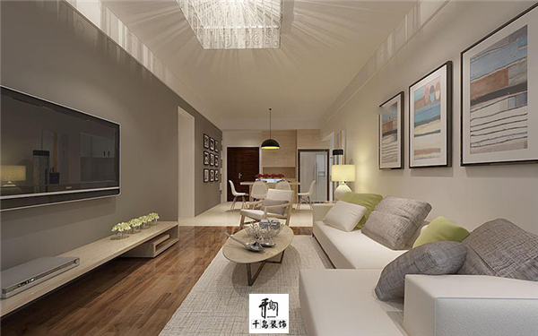 現代簡約風客廳裝修案例