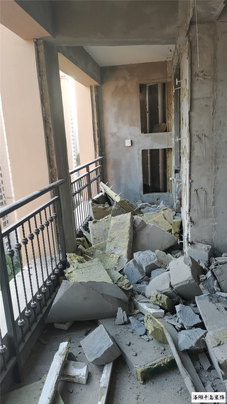 洛陽(yáng)美景九悅山拆改施工現(xiàn)場(chǎng)