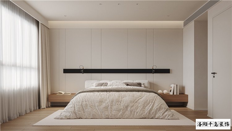 洛陽(yáng)現(xiàn)代風(fēng)臥室裝修實(shí)景案例