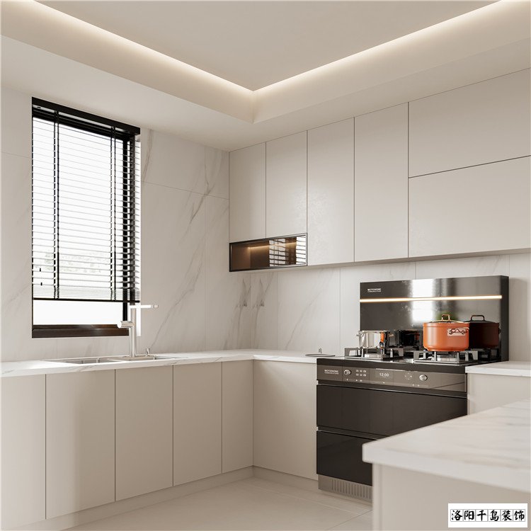 洛陽(yáng)現(xiàn)代風(fēng)廚房裝修案例