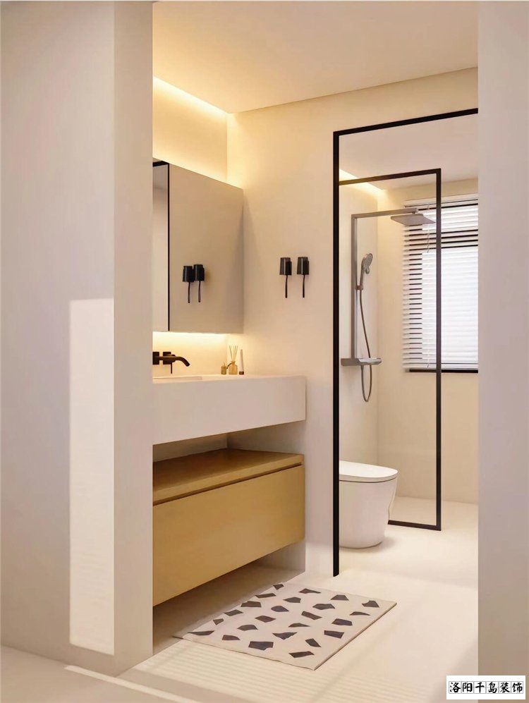 洛陽(yáng)現(xiàn)代簡(jiǎn)約風(fēng)衛(wèi)生間裝修案例
